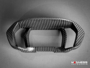 Alfa Romeo 4C Carbon Fiber Instrument Gauge Trim - Matte Finish Alfa Romeo 4C Carbon Fiber Instrument Gauge Trim - Matte Finish